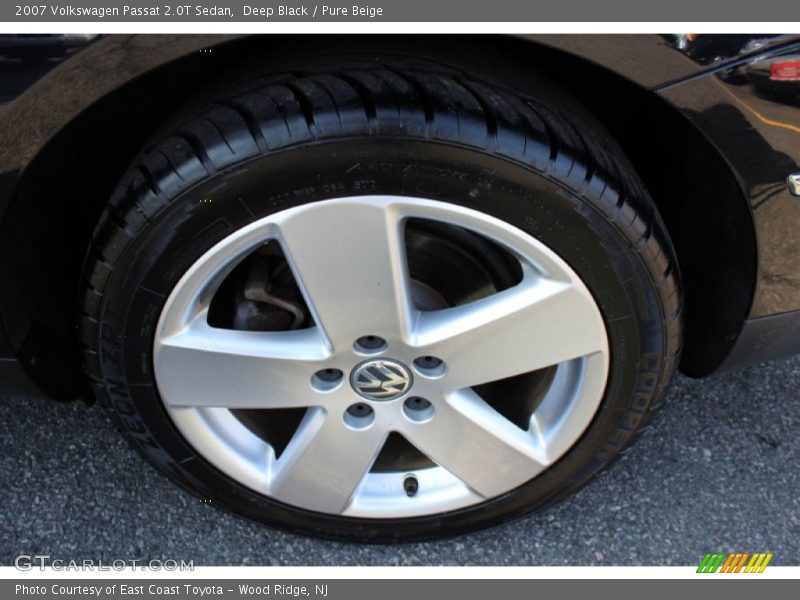 Deep Black / Pure Beige 2007 Volkswagen Passat 2.0T Sedan
