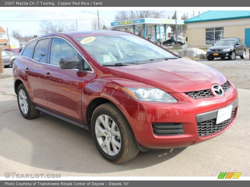 Copper Red Mica / Sand 2007 Mazda CX-7 Touring
