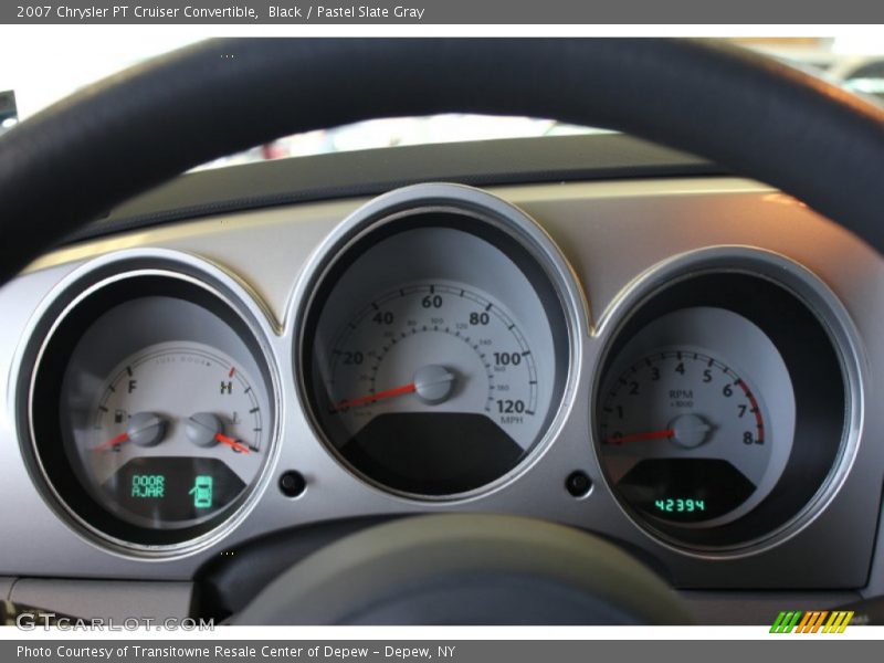 Black / Pastel Slate Gray 2007 Chrysler PT Cruiser Convertible