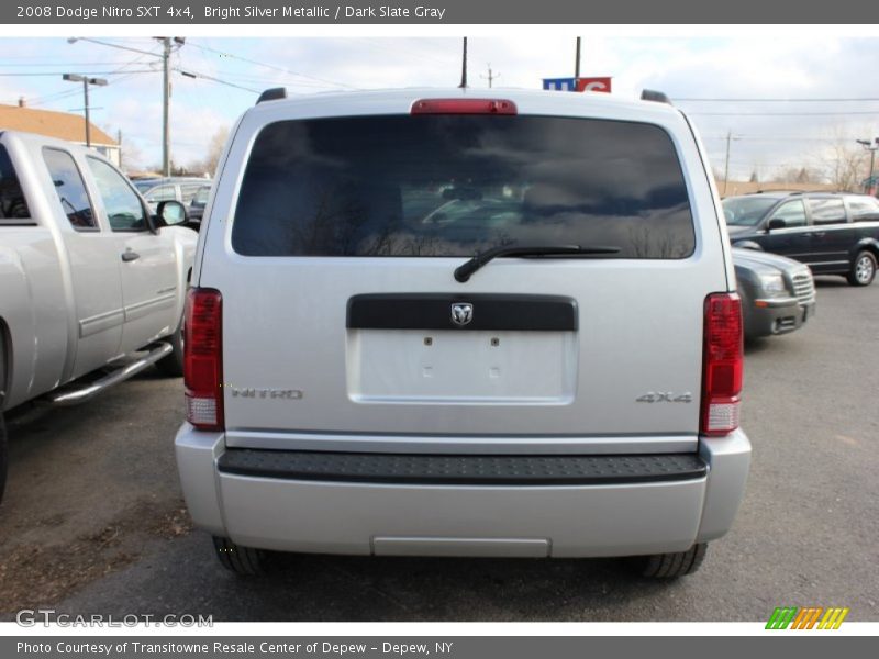 Bright Silver Metallic / Dark Slate Gray 2008 Dodge Nitro SXT 4x4