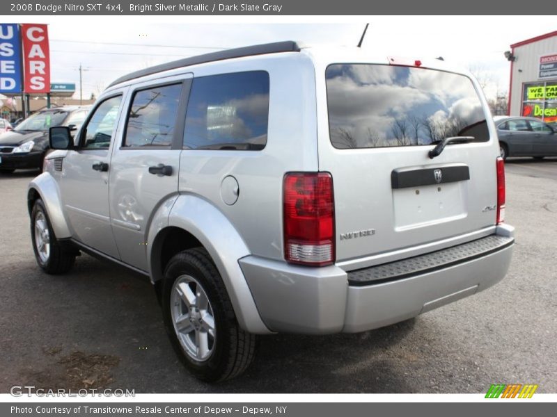 Bright Silver Metallic / Dark Slate Gray 2008 Dodge Nitro SXT 4x4