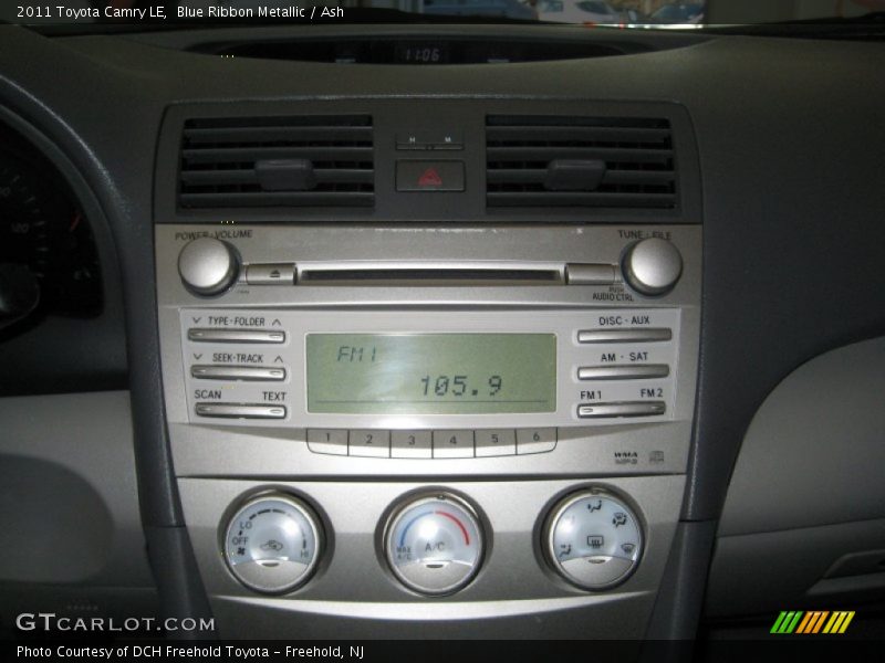 Blue Ribbon Metallic / Ash 2011 Toyota Camry LE