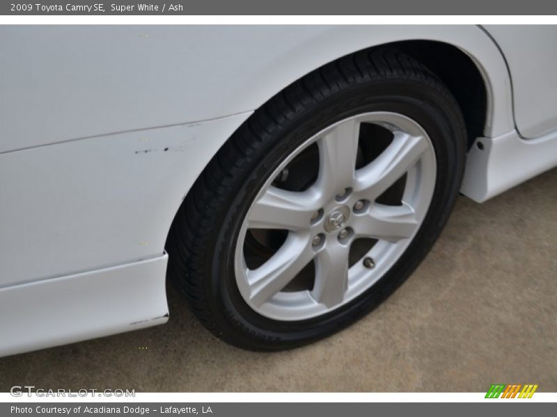Super White / Ash 2009 Toyota Camry SE