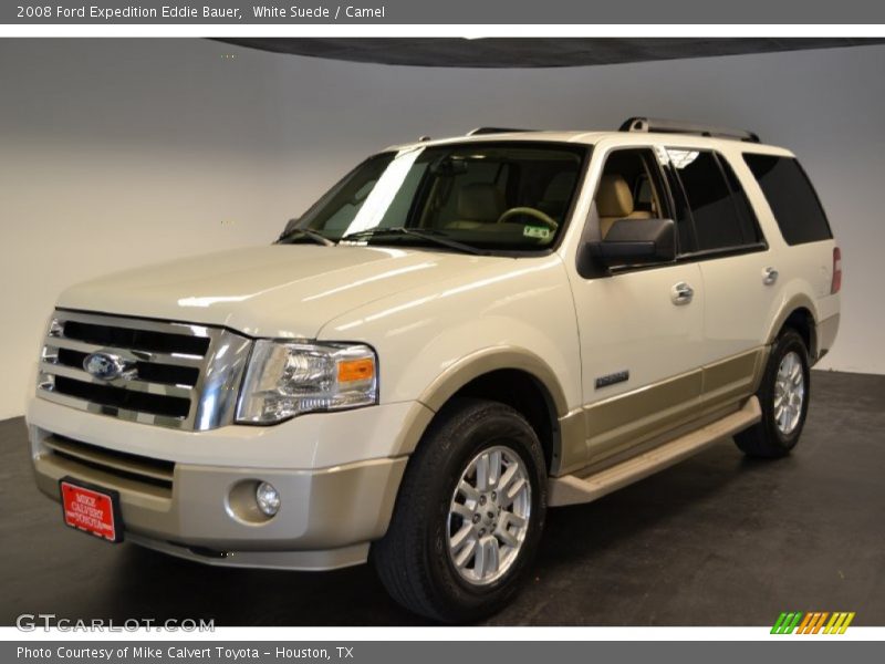 White Suede / Camel 2008 Ford Expedition Eddie Bauer