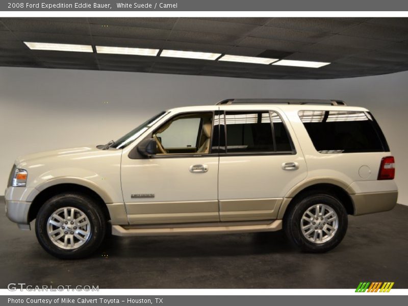 White Suede / Camel 2008 Ford Expedition Eddie Bauer