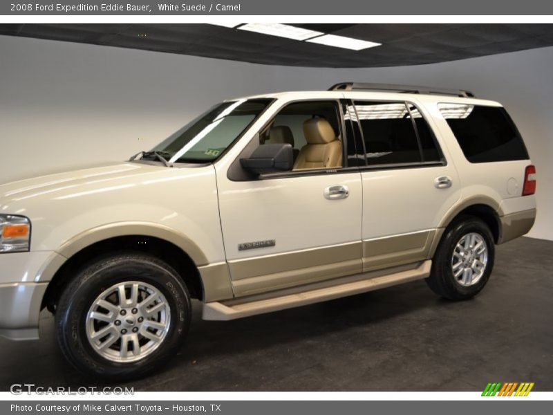 White Suede / Camel 2008 Ford Expedition Eddie Bauer