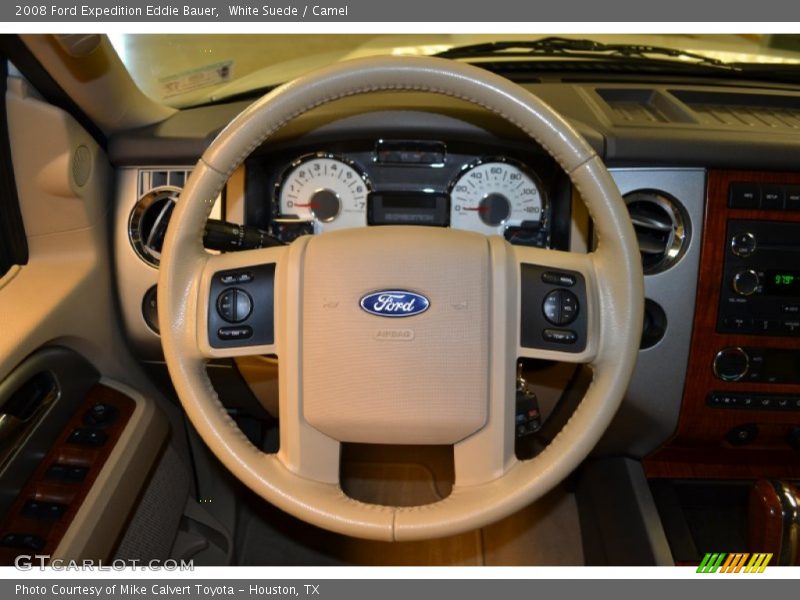White Suede / Camel 2008 Ford Expedition Eddie Bauer