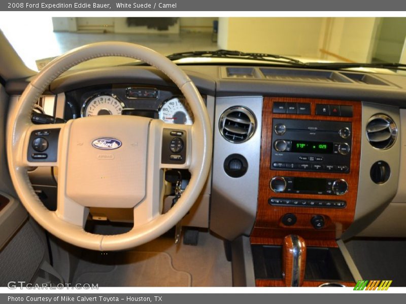 White Suede / Camel 2008 Ford Expedition Eddie Bauer