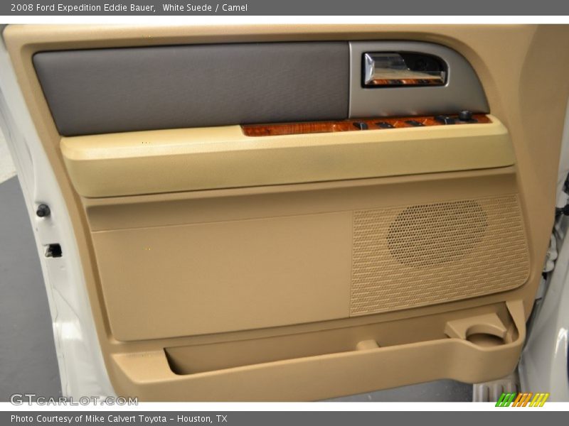 White Suede / Camel 2008 Ford Expedition Eddie Bauer