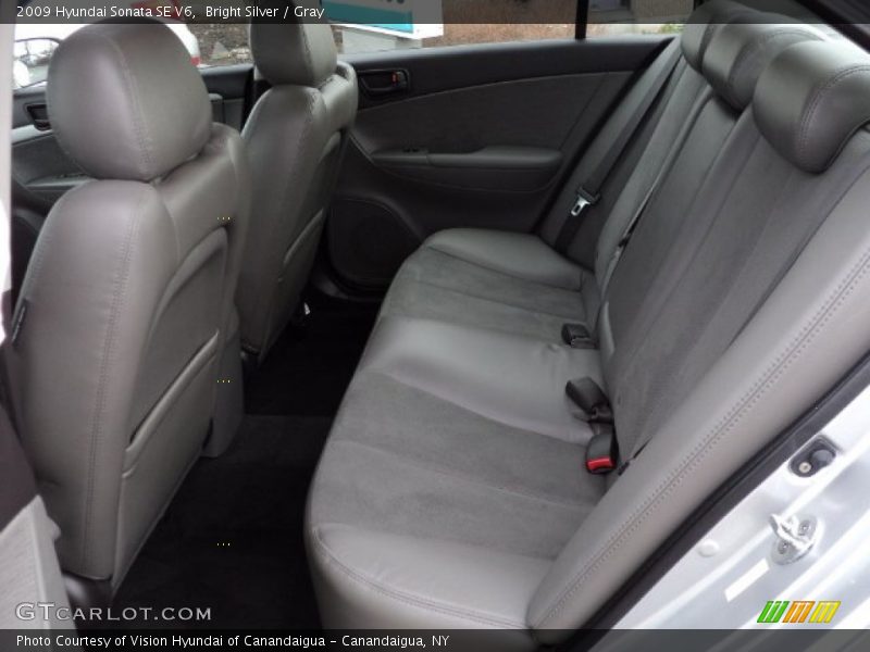 Bright Silver / Gray 2009 Hyundai Sonata SE V6