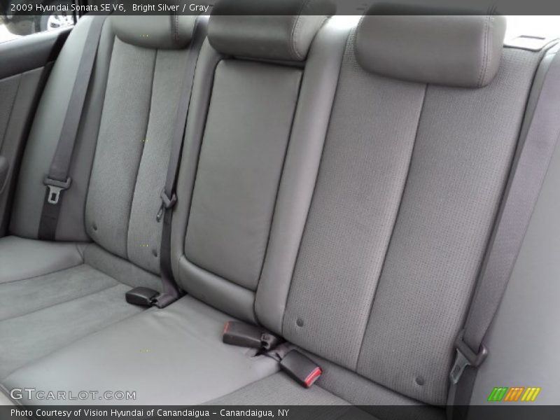 Bright Silver / Gray 2009 Hyundai Sonata SE V6