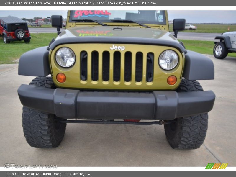 Rescue Green Metallic / Dark Slate Gray/Medium Slate Gray 2008 Jeep Wrangler X 4x4