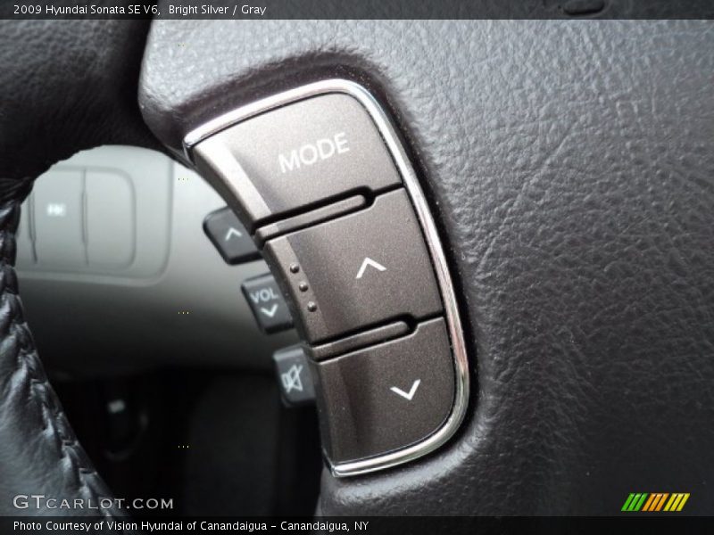 Bright Silver / Gray 2009 Hyundai Sonata SE V6