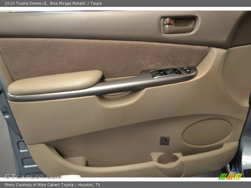 Blue Mirage Metallic / Taupe 2010 Toyota Sienna LE