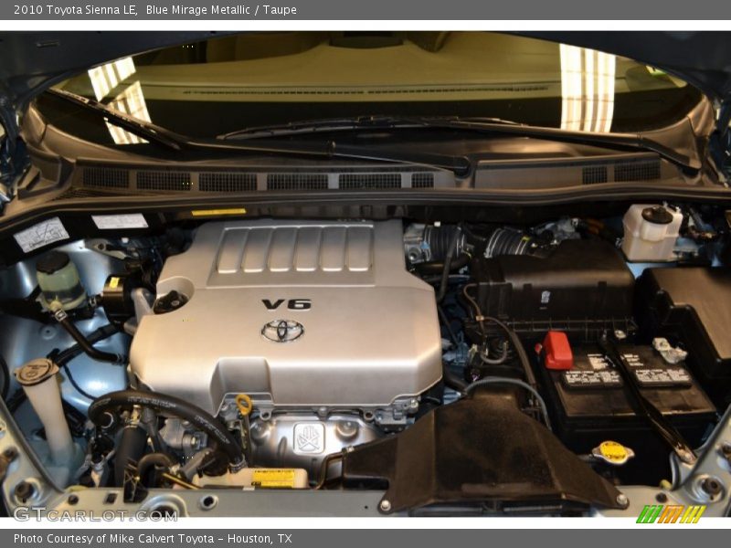 Blue Mirage Metallic / Taupe 2010 Toyota Sienna LE