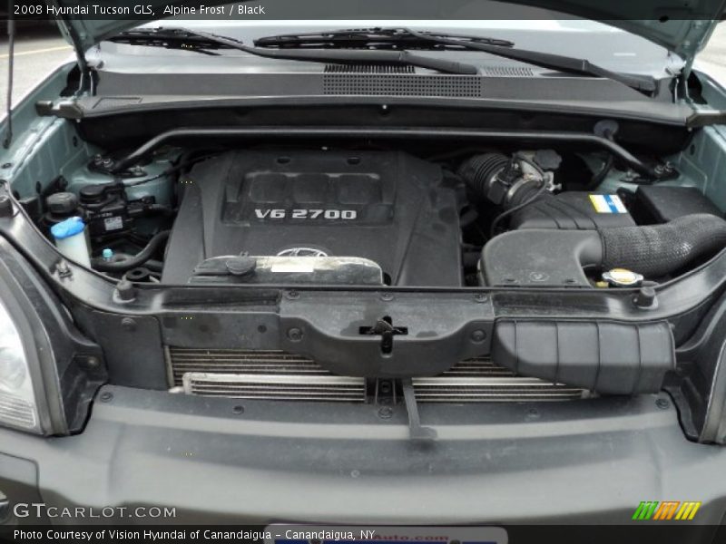  2008 Tucson GLS Engine - 2.7 Liter DOHC 24-Valve VVT V6