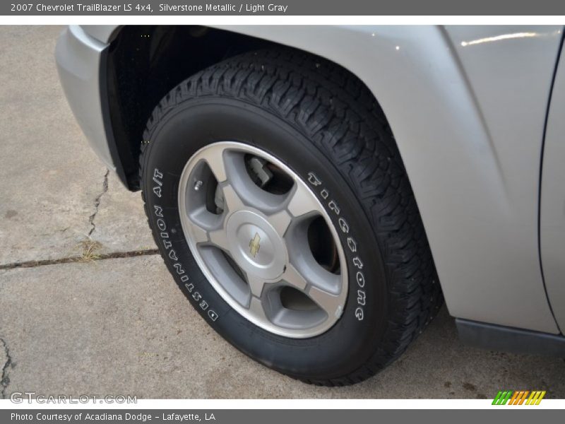 Silverstone Metallic / Light Gray 2007 Chevrolet TrailBlazer LS 4x4