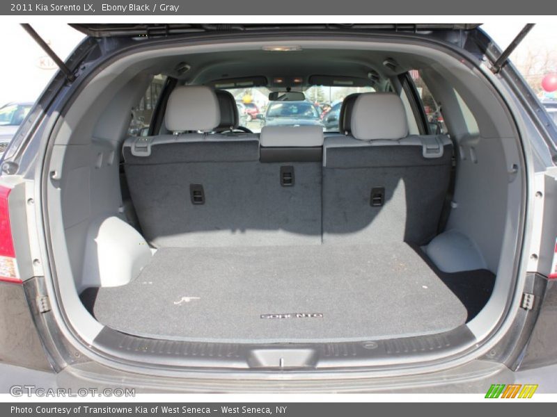 Ebony Black / Gray 2011 Kia Sorento LX