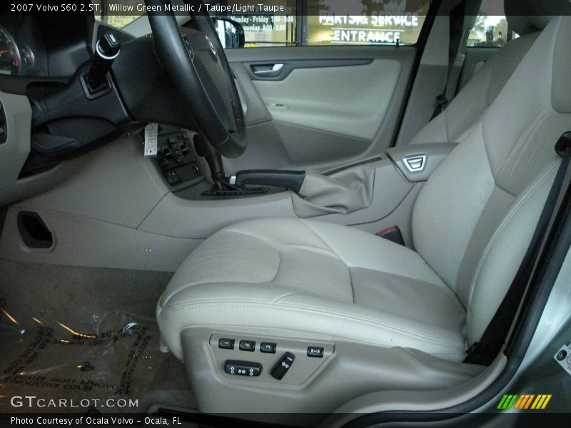 Willow Green Metallic / Taupe/Light Taupe 2007 Volvo S60 2.5T