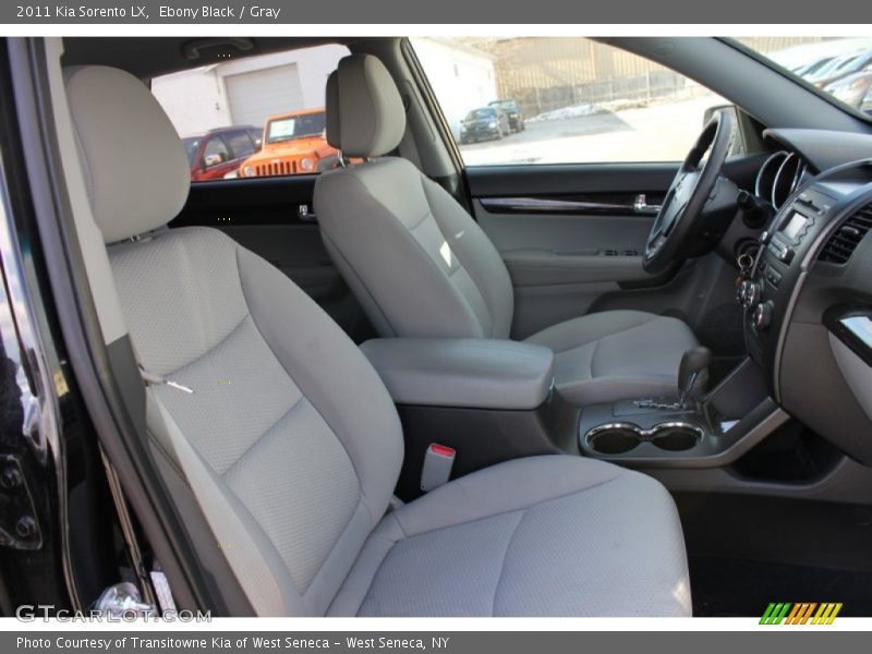 Ebony Black / Gray 2011 Kia Sorento LX