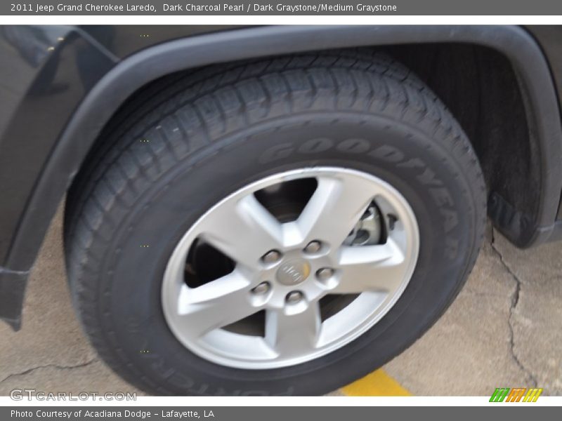 Dark Charcoal Pearl / Dark Graystone/Medium Graystone 2011 Jeep Grand Cherokee Laredo