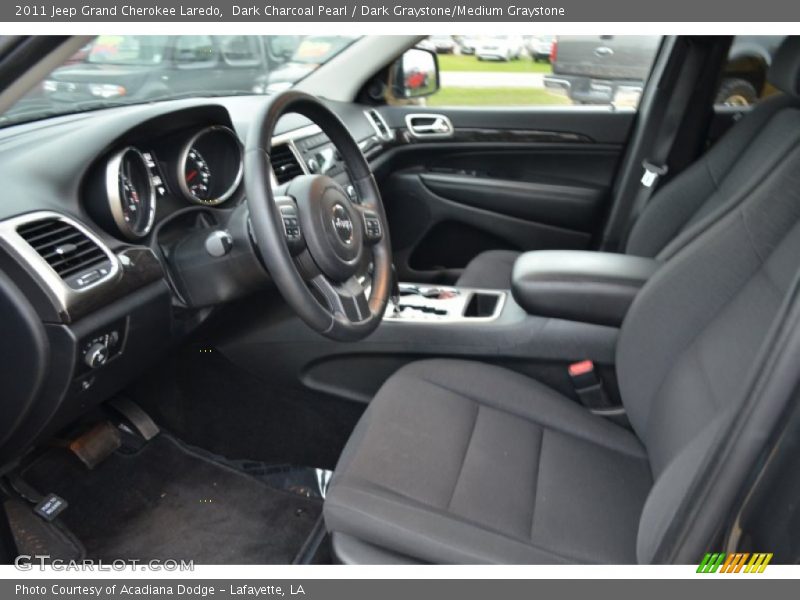 Dark Charcoal Pearl / Dark Graystone/Medium Graystone 2011 Jeep Grand Cherokee Laredo