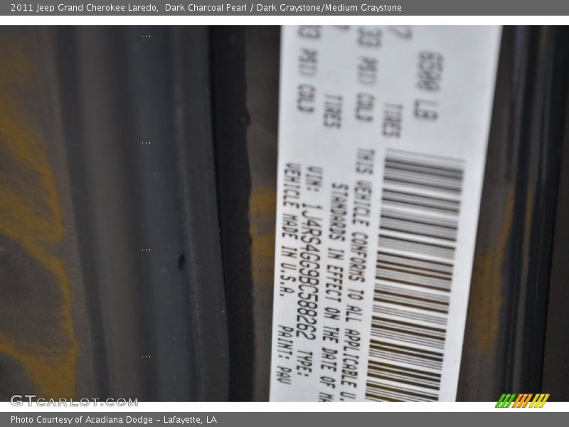 PAV - 2011 Jeep Grand Cherokee Laredo