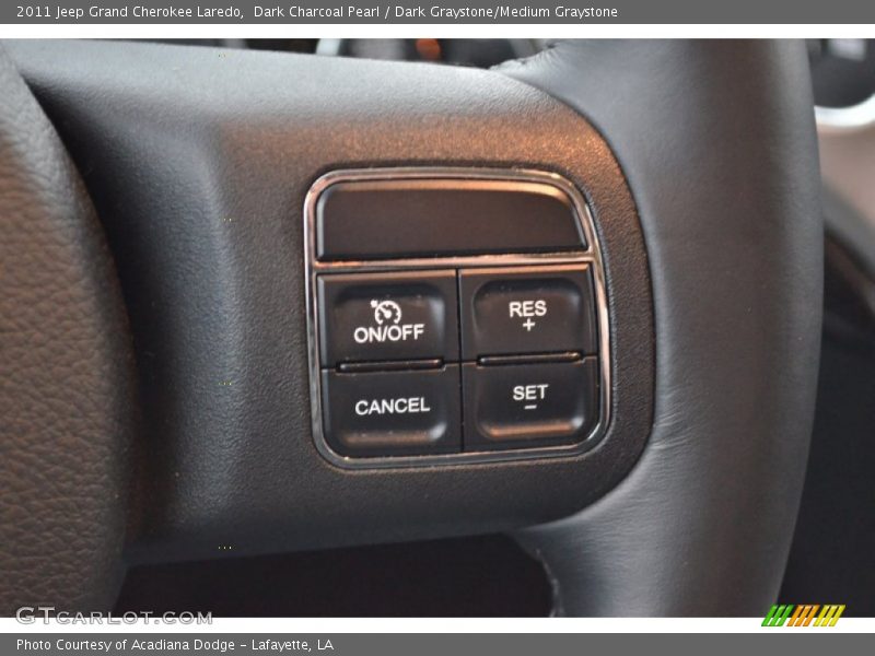 Dark Charcoal Pearl / Dark Graystone/Medium Graystone 2011 Jeep Grand Cherokee Laredo