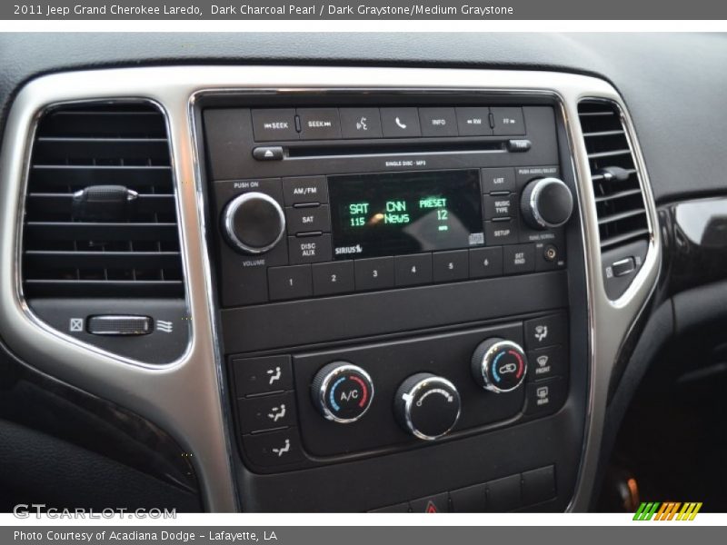 Dark Charcoal Pearl / Dark Graystone/Medium Graystone 2011 Jeep Grand Cherokee Laredo