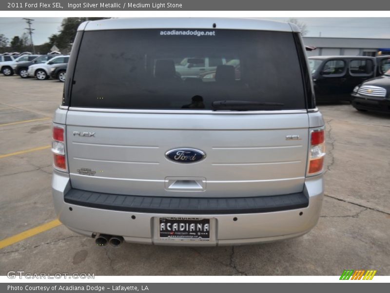 Ingot Silver Metallic / Medium Light Stone 2011 Ford Flex SEL