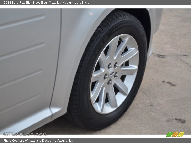 Ingot Silver Metallic / Medium Light Stone 2011 Ford Flex SEL
