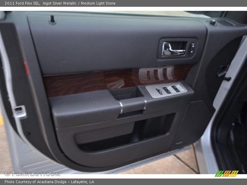 Ingot Silver Metallic / Medium Light Stone 2011 Ford Flex SEL