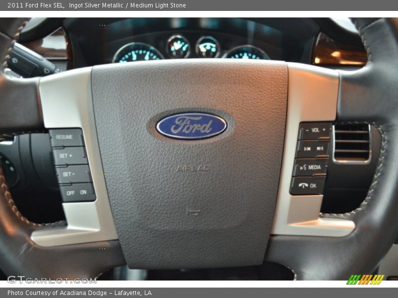 Ingot Silver Metallic / Medium Light Stone 2011 Ford Flex SEL