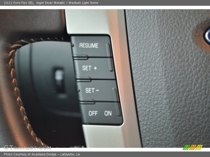 Ingot Silver Metallic / Medium Light Stone 2011 Ford Flex SEL