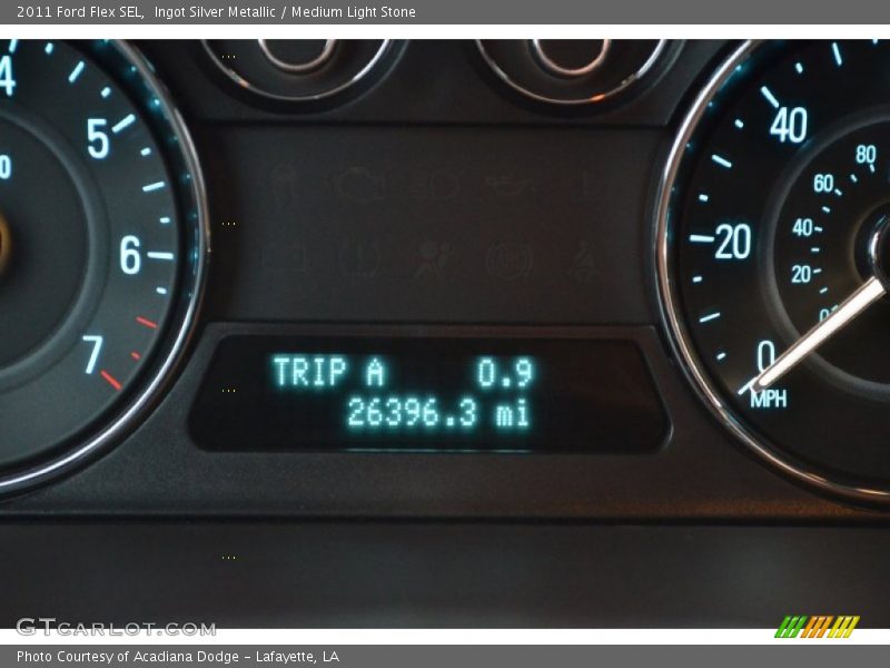 Ingot Silver Metallic / Medium Light Stone 2011 Ford Flex SEL