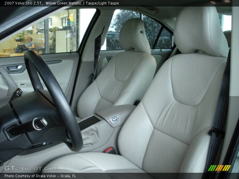 Willow Green Metallic / Taupe/Light Taupe 2007 Volvo S60 2.5T