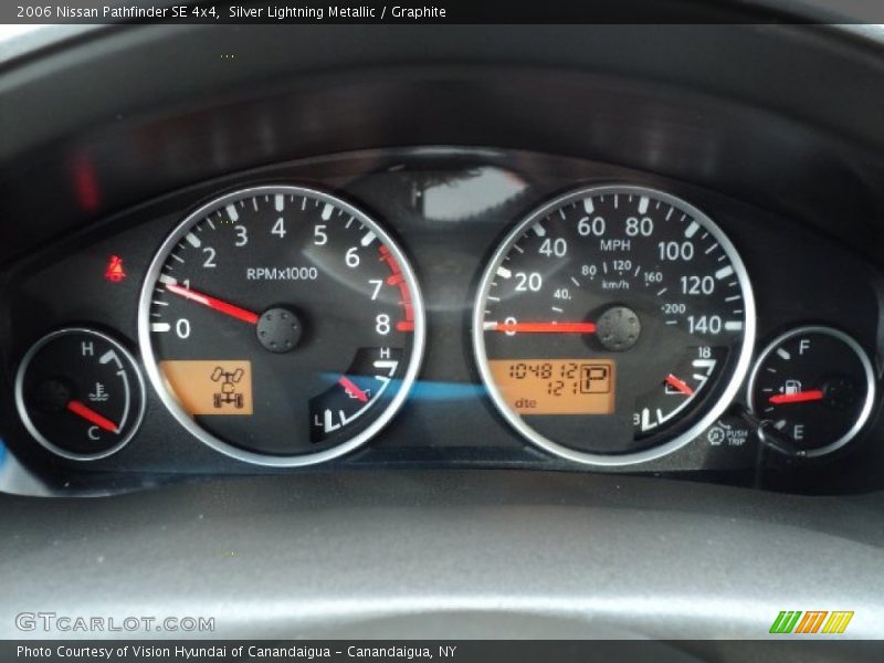 Silver Lightning Metallic / Graphite 2006 Nissan Pathfinder SE 4x4