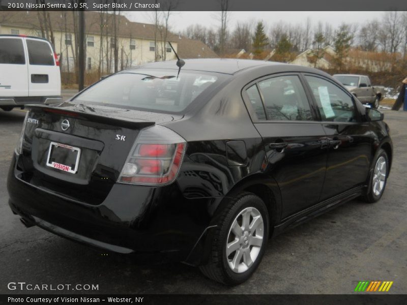 Super Black / Charcoal 2010 Nissan Sentra 2.0 SR