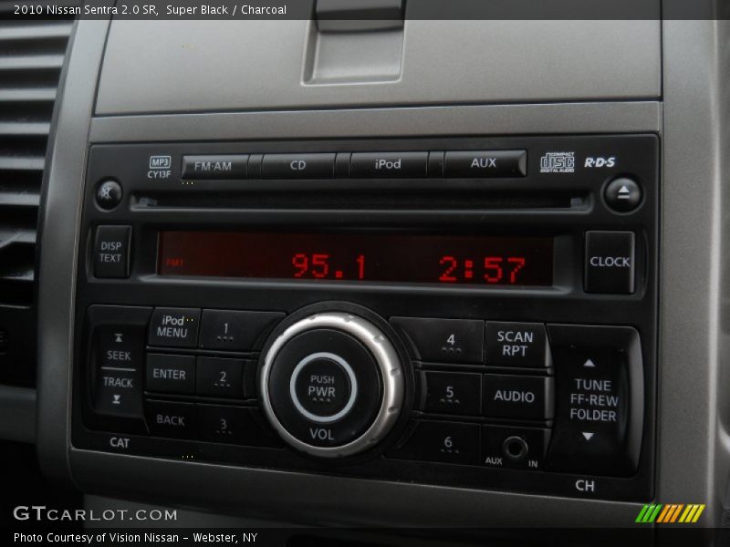 Super Black / Charcoal 2010 Nissan Sentra 2.0 SR