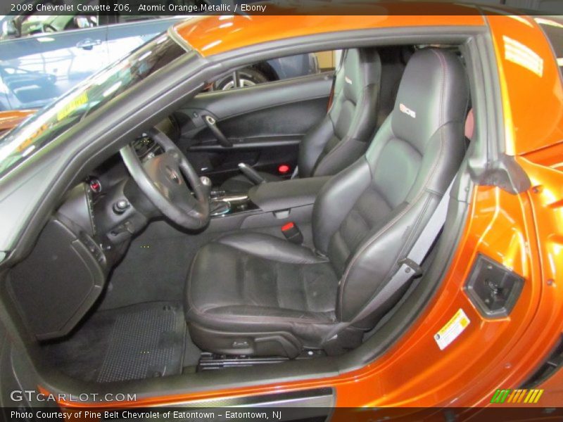  2008 Corvette Z06 Ebony Interior