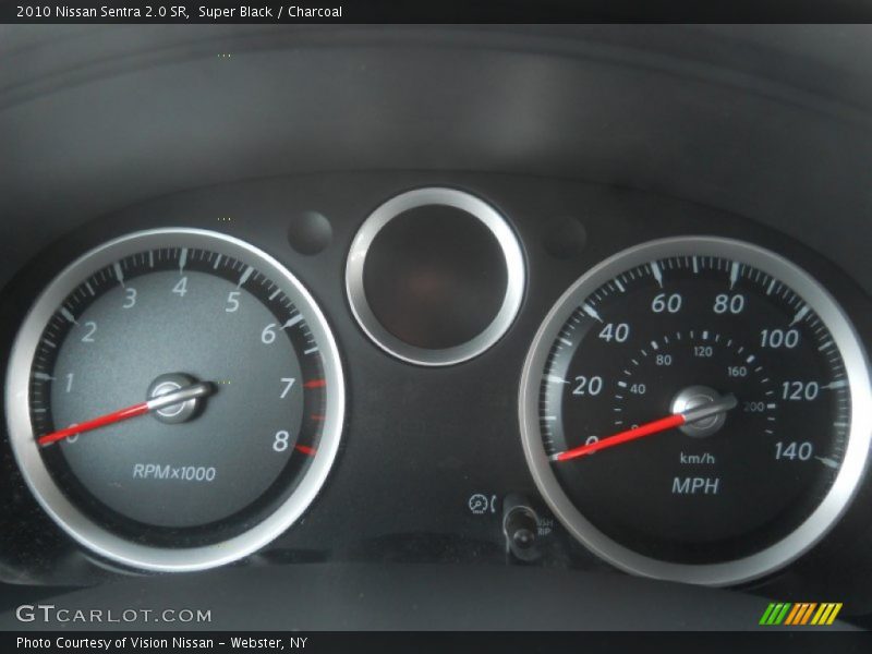 Super Black / Charcoal 2010 Nissan Sentra 2.0 SR