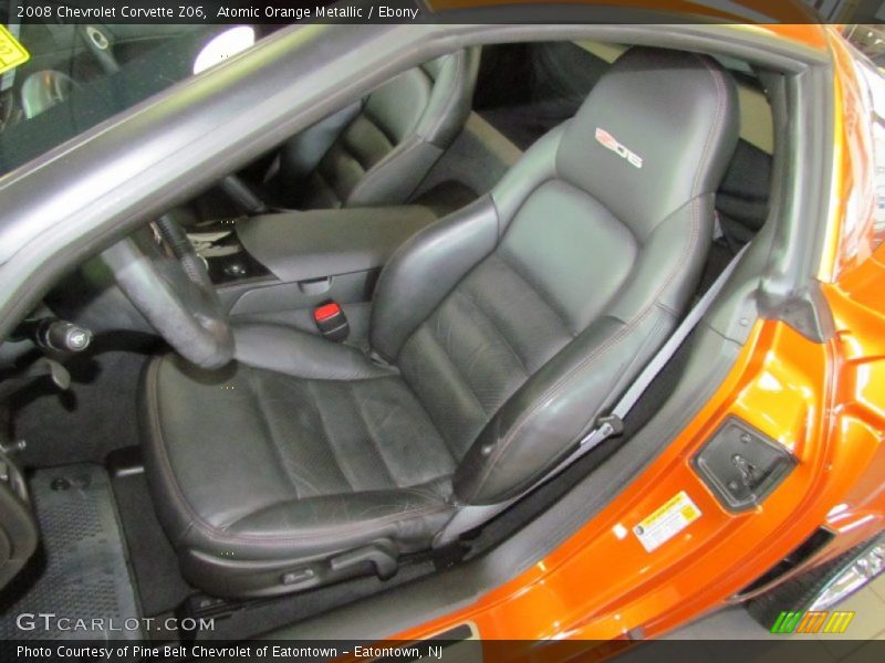 Front Seat of 2008 Corvette Z06