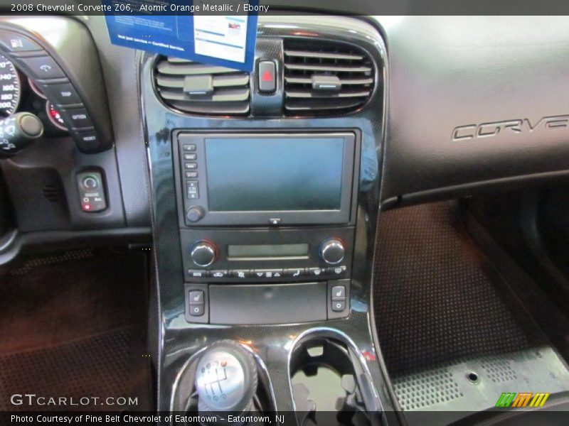 Atomic Orange Metallic / Ebony 2008 Chevrolet Corvette Z06