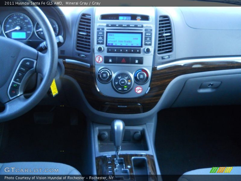 Mineral Gray / Gray 2011 Hyundai Santa Fe GLS AWD