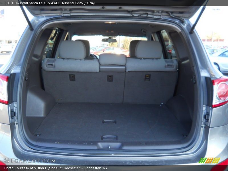 Mineral Gray / Gray 2011 Hyundai Santa Fe GLS AWD