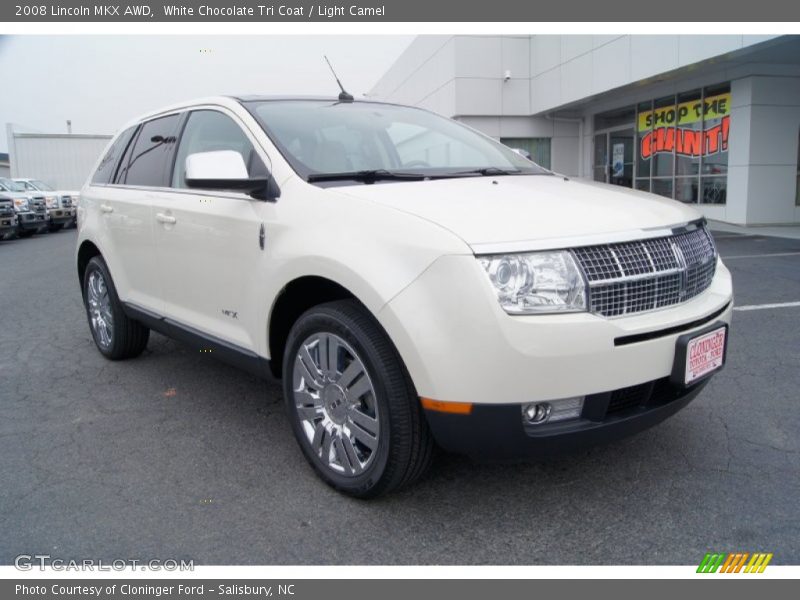 White Chocolate Tri Coat / Light Camel 2008 Lincoln MKX AWD