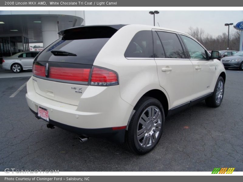 White Chocolate Tri Coat / Light Camel 2008 Lincoln MKX AWD