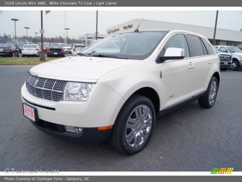 White Chocolate Tri Coat / Light Camel 2008 Lincoln MKX AWD