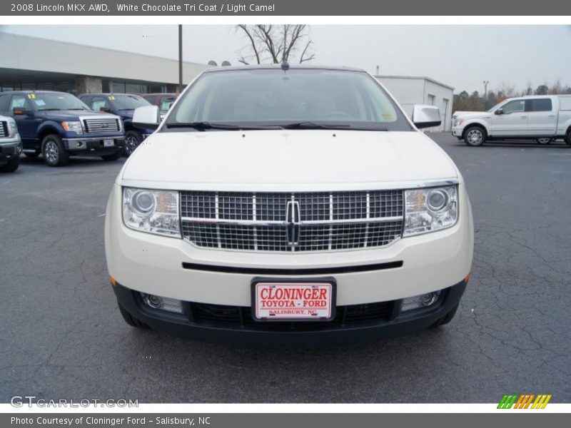 White Chocolate Tri Coat / Light Camel 2008 Lincoln MKX AWD