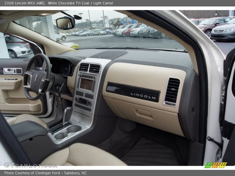 White Chocolate Tri Coat / Light Camel 2008 Lincoln MKX AWD